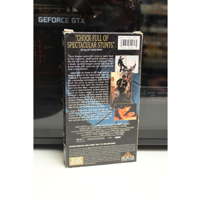 Goldeneye (1995, VHS) - Adventure; Thriller; Action