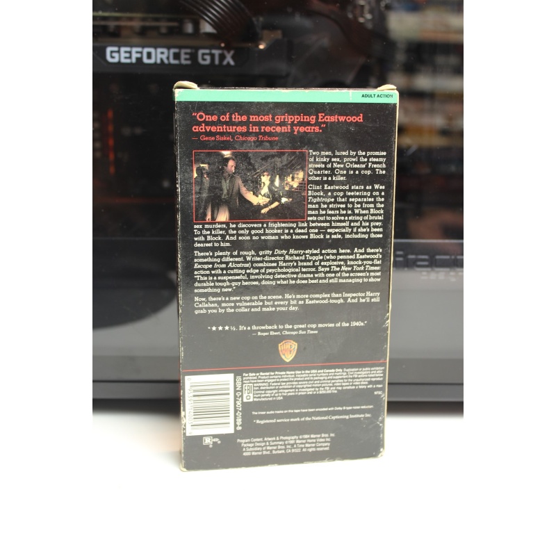 Tightrope (1984, VHS) - Thriller; Crime; Mystery