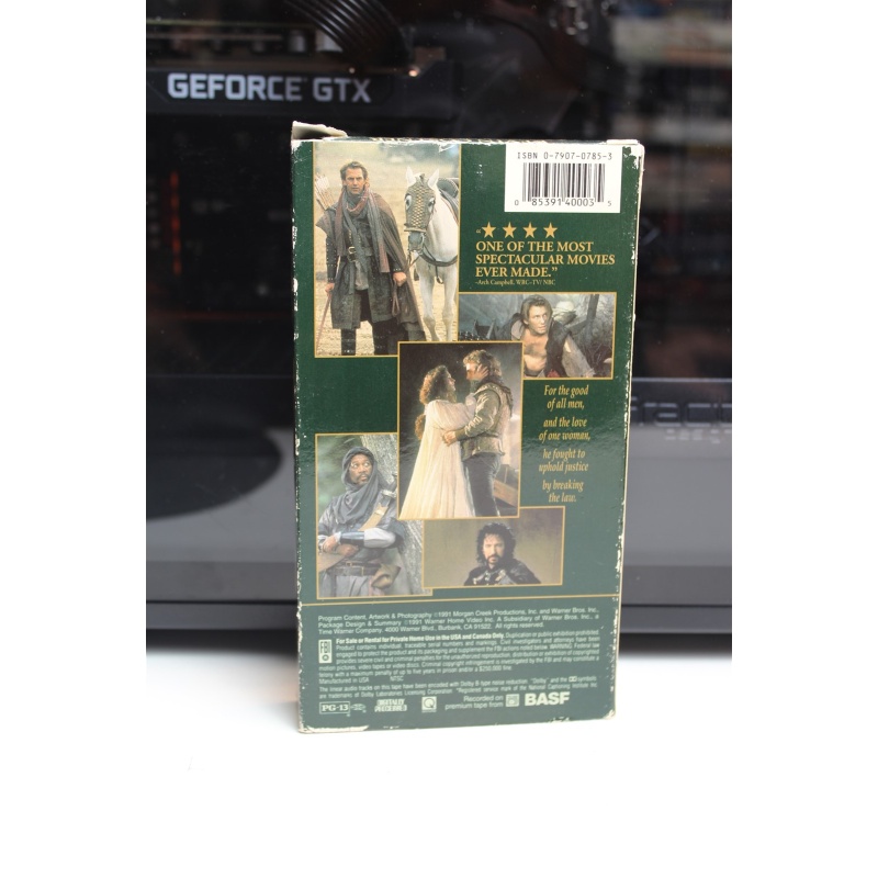 Robin Hood: Prince Of Thieves (1991, VHS) - Drama; Adventure; R