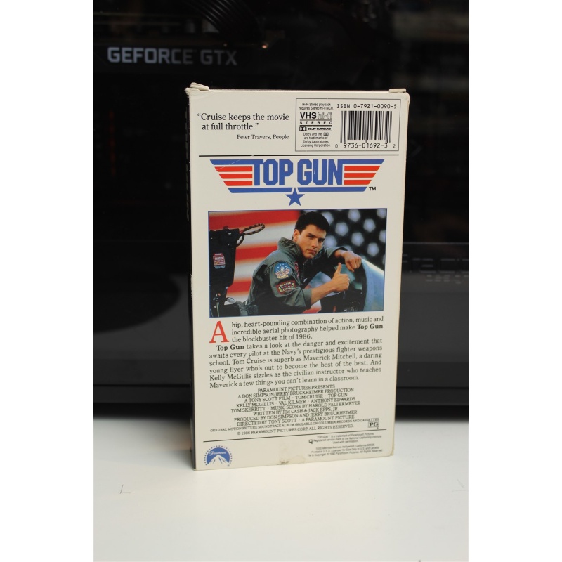 Top Gun (1986, VHS) - Drama; Action