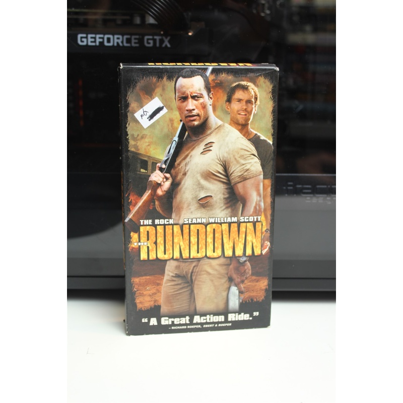 The Rundown (2003, VHS) - Comedy; Adventure; Thriller; Action