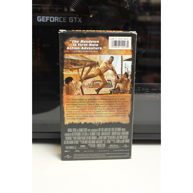 The Rundown (2003, VHS) - Comedy; Adventure; Thriller; Action