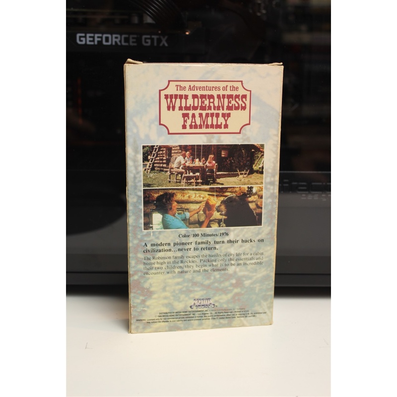 The Adventures Of The Wilderness Family (1975, VHS) - Drama; Ad