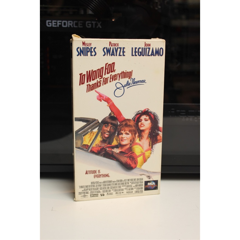 To Wong Foo Thanks For Everything, Julie Newmar (1995, VHS) - C