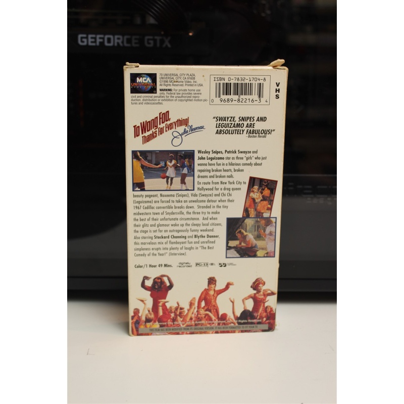 To Wong Foo Thanks For Everything, Julie Newmar (1995, VHS) - C