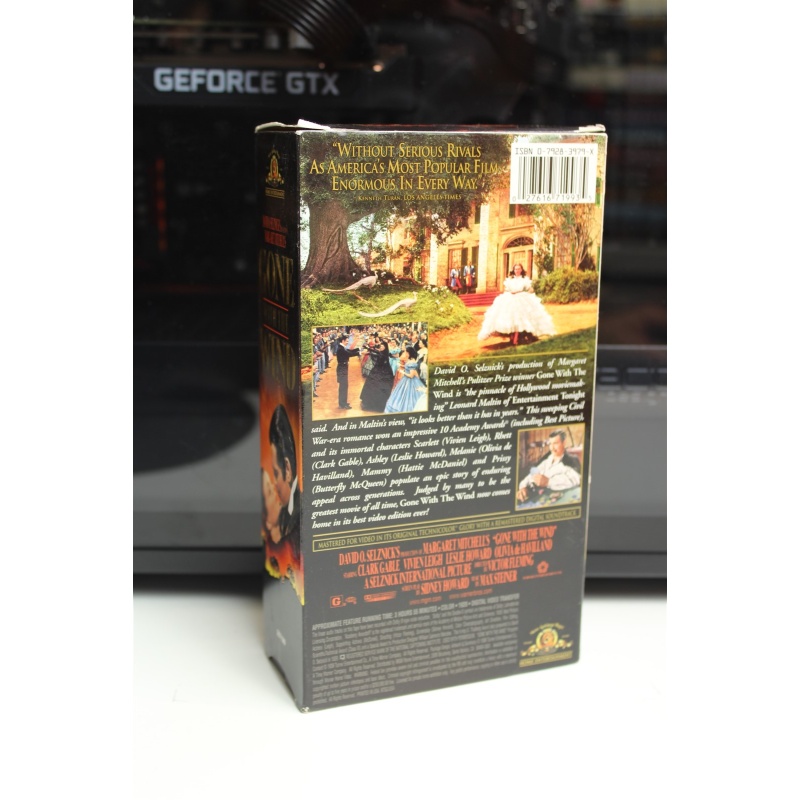 Gone With The Wind (1939, VHS) - Drama; War; Romance; History
