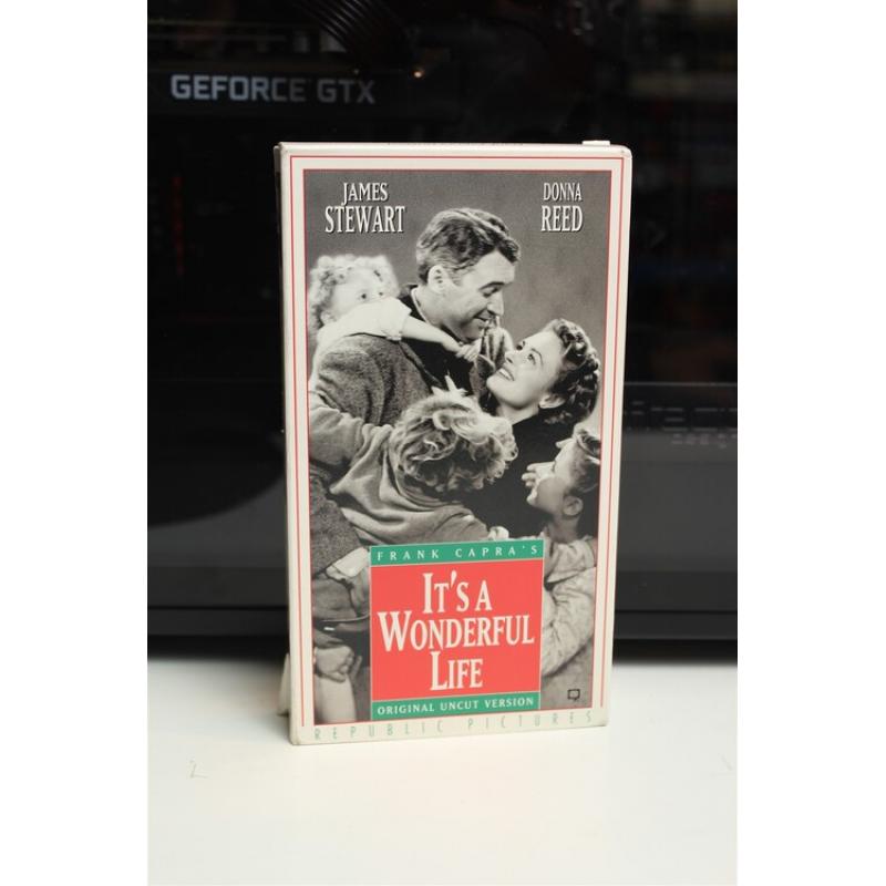 It's A Wonderful Life (1946, VHS) - Drama; Family; Fantasy 