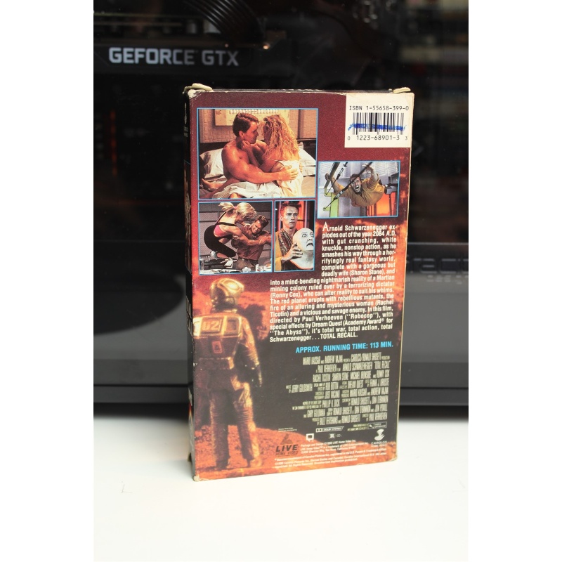 Total Recall (1990, VHS) - Science Fiction; Thriller; Action