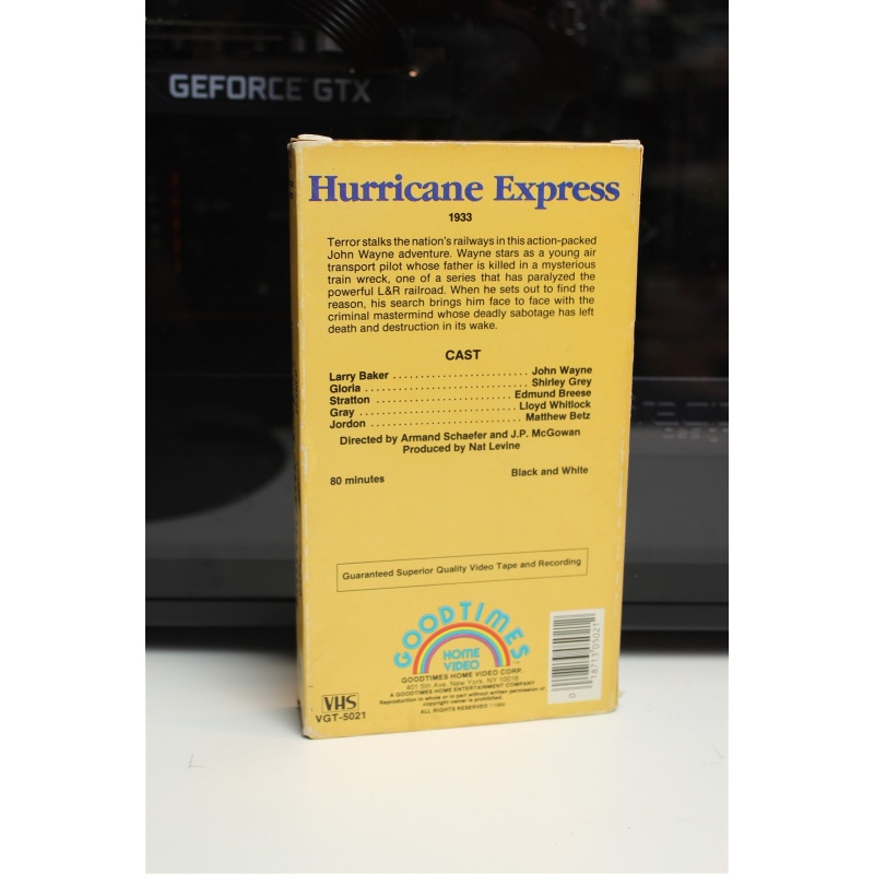 The Hurricane Express (1932, VHS) - Drama; Adventure; Thriller;