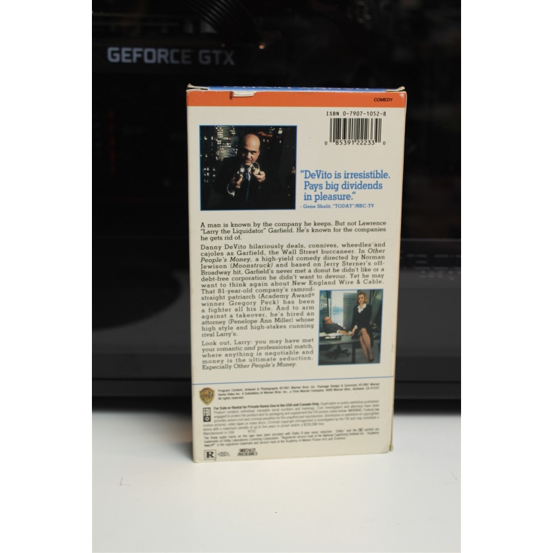 Other Peoples Money (1991, VHS) - Comedy; Drama; Romance