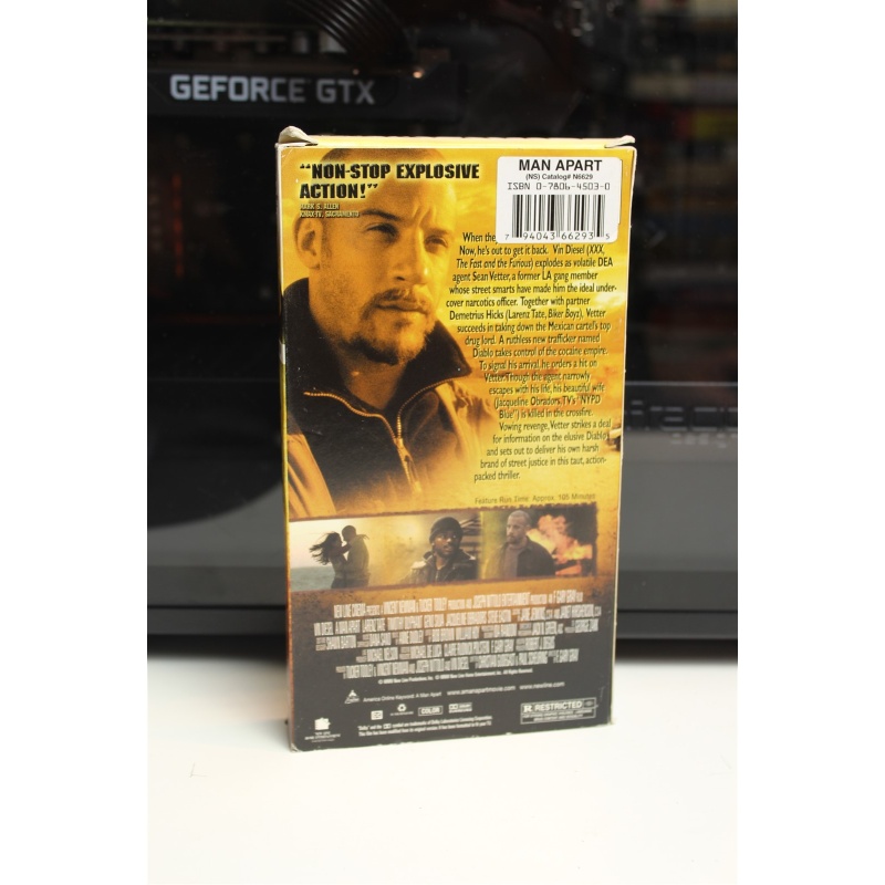 A Man Apart (2003, VHS) - Drama; Thriller; Crime; Action