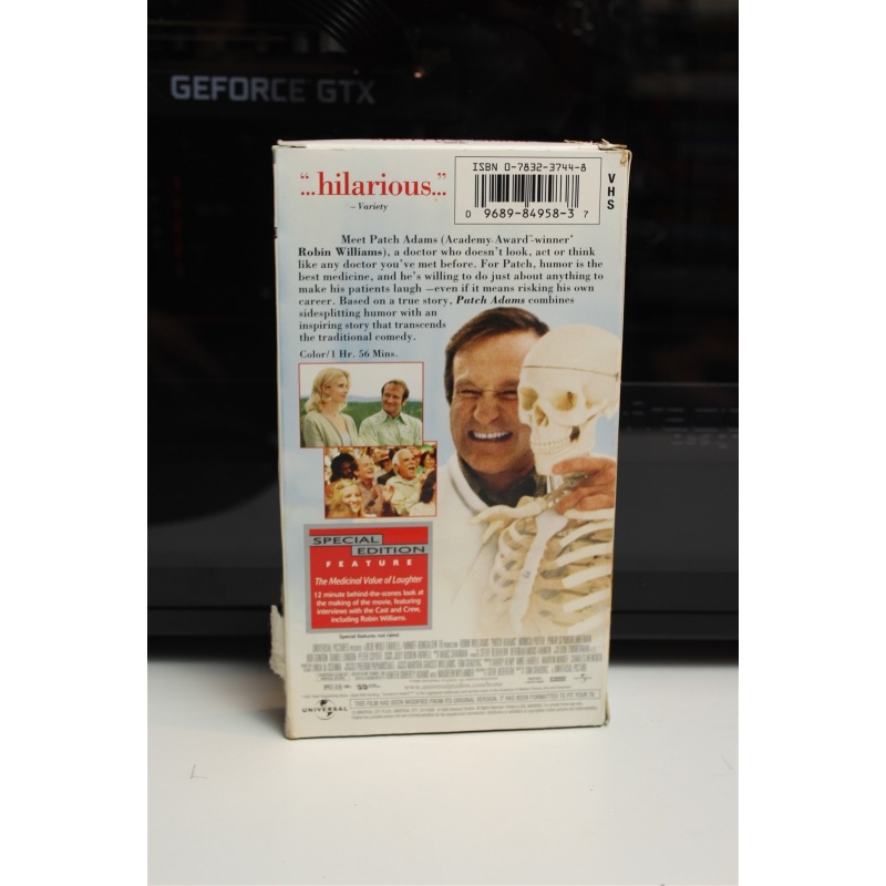 Patch Adams (1998, VHS) - Comedy; Drama; Romance; Biography