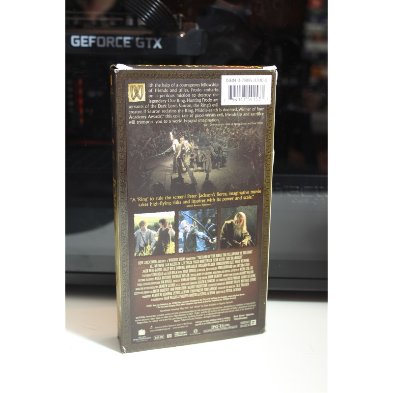 The Lord Of The Rings: The Fellowship Of The Ring VHS Drama; Ad
