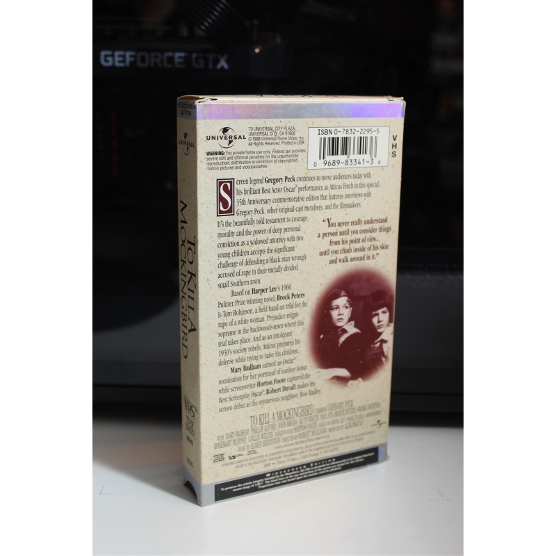 To Kill A Mockingbird VHS Drama; Crime