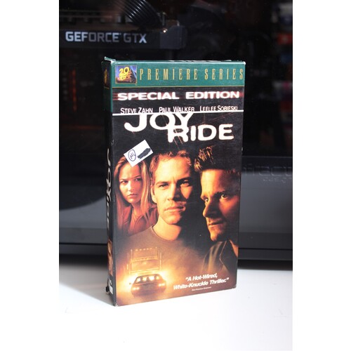 Joy Ride VHS Thriller; Mystery; Action