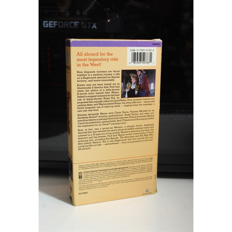 Stagecoach VHS Drama; Adventure; Western