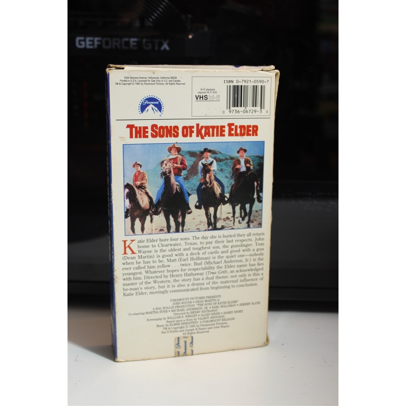 The Sons Of Katie Elder VHS Western