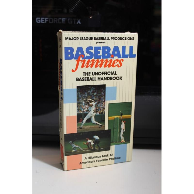 Baseball Funnies The Unofficial Baseball Handbook VHS  