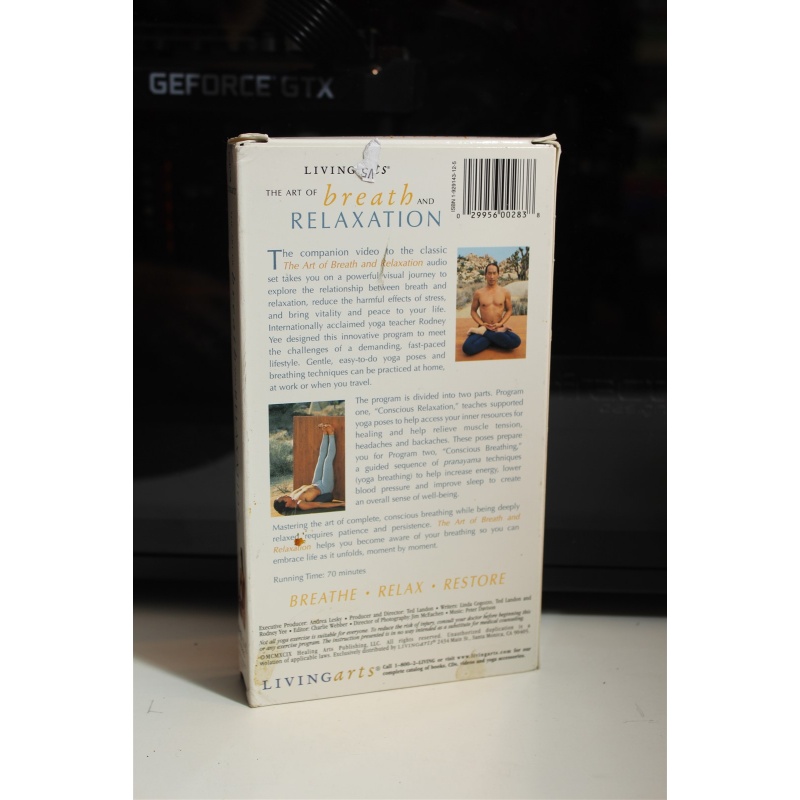 The Art Of Breath And Relaxation Living Arts Rodney Lee VHS