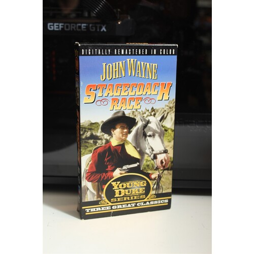 Young Duke: Stagecoach Race VHS Western