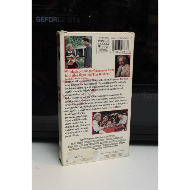 I.Q. VHS Comedy; Romance