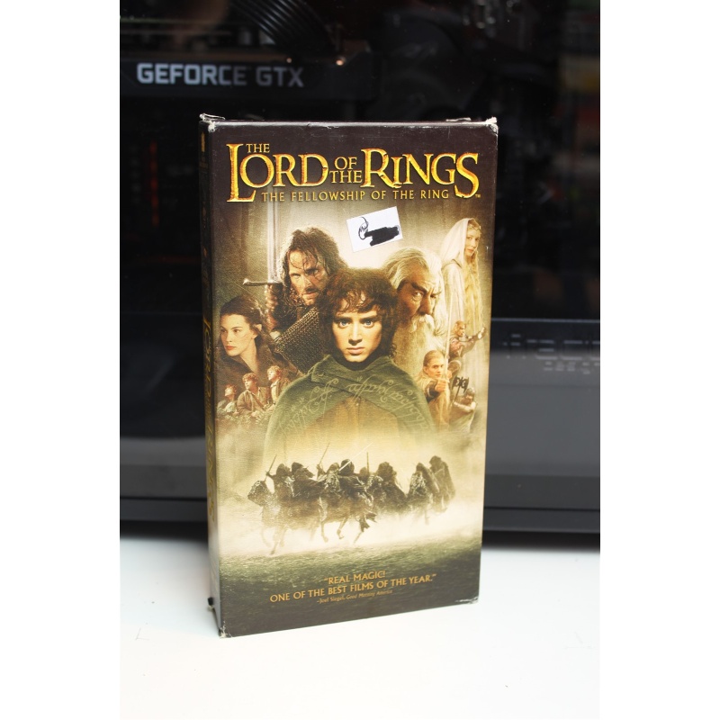 The Lord Of The Rings: The Fellowship Of The Ring VHS Drama; Ad