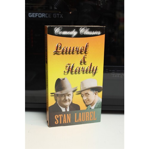 Comedy Classics Laurel & Hardy - Stan Laurel VHS Comedy