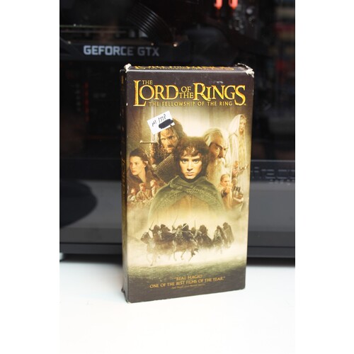 The Lord Of The Rings: The Fellowship Of The Ring VHS Drama; Ad
