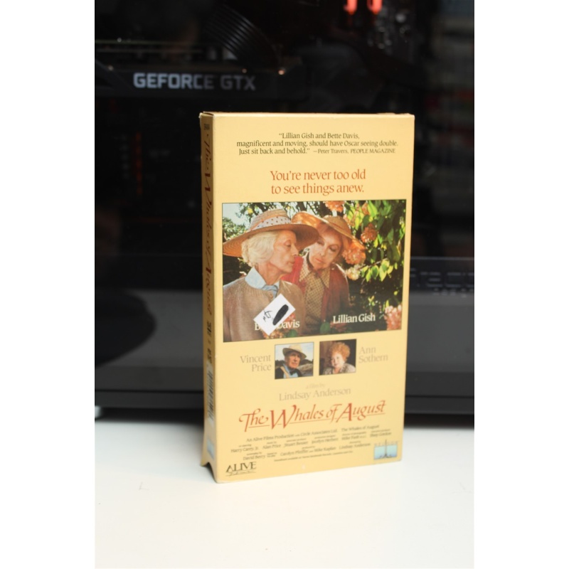 The Whales Of August VHS Drama