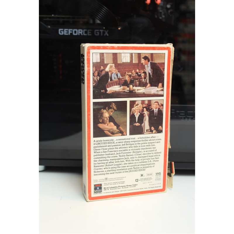Jagged Edge VHS Drama; Thriller; Mystery