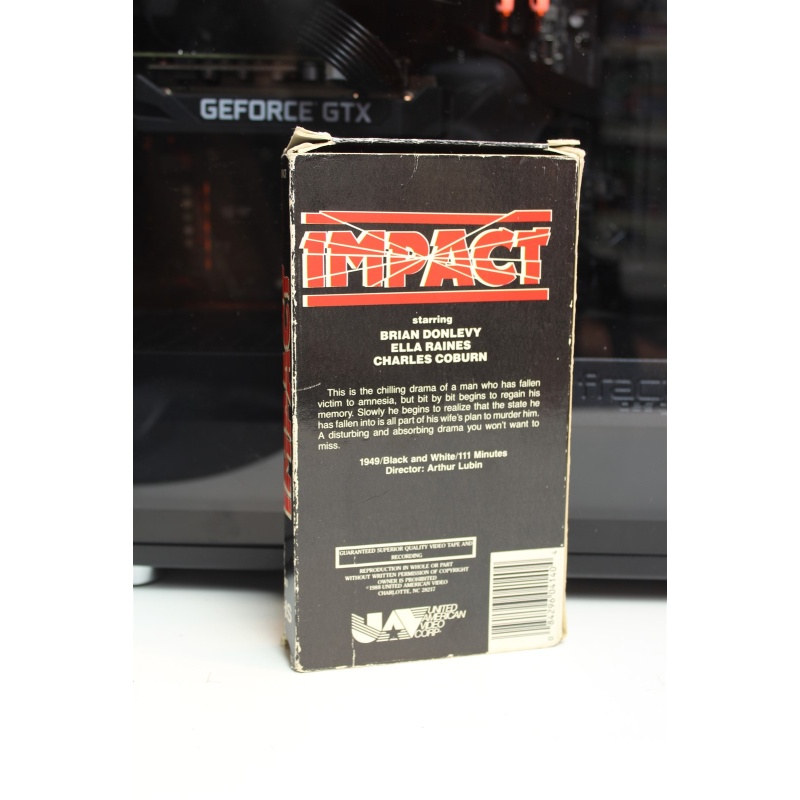Impact VHS Drama; Thriller; Crime; Film Noir