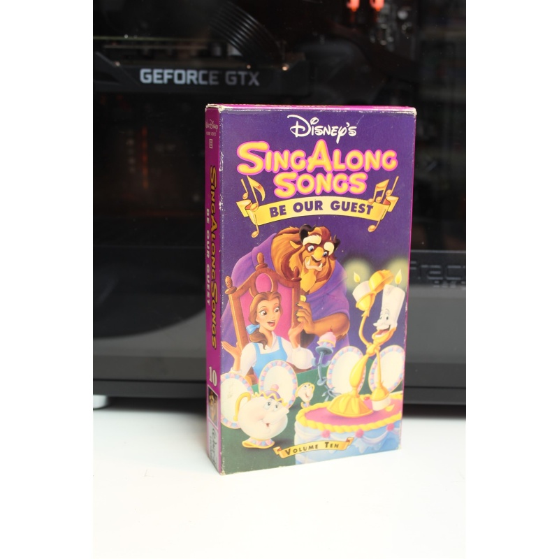Disney Sing-Along-Songs: Be Our Guest VHS Animation; Family; Mu