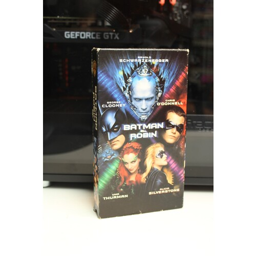 Batman & Robin VHS Science Fiction; Action