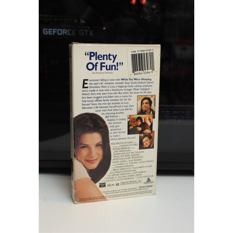 While You Were Sleeping VHS Comedy; Drama; Romance