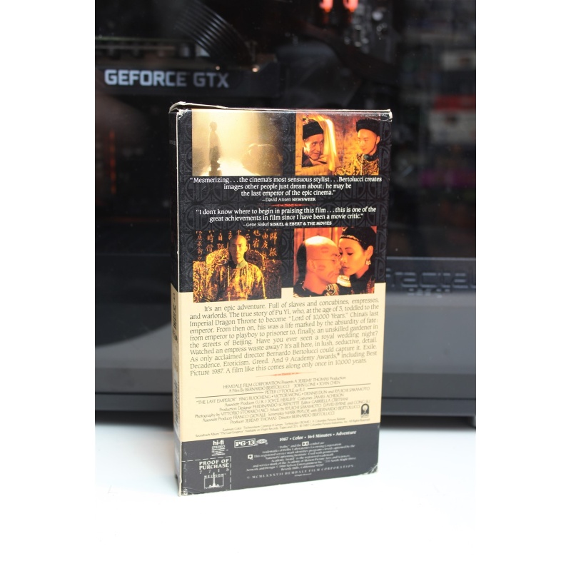 The Last Emperor VHS Drama; History; Biography