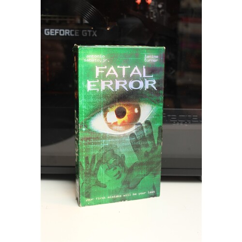 Fatal Error VHS Science Fiction; Thriller; Mystery; Action