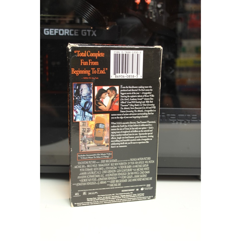 Armageddon VHS Adventure; Science Fiction; Thriller; Action