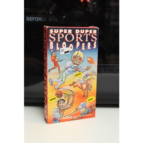 Super Duper Sports Bloopers VHS Family