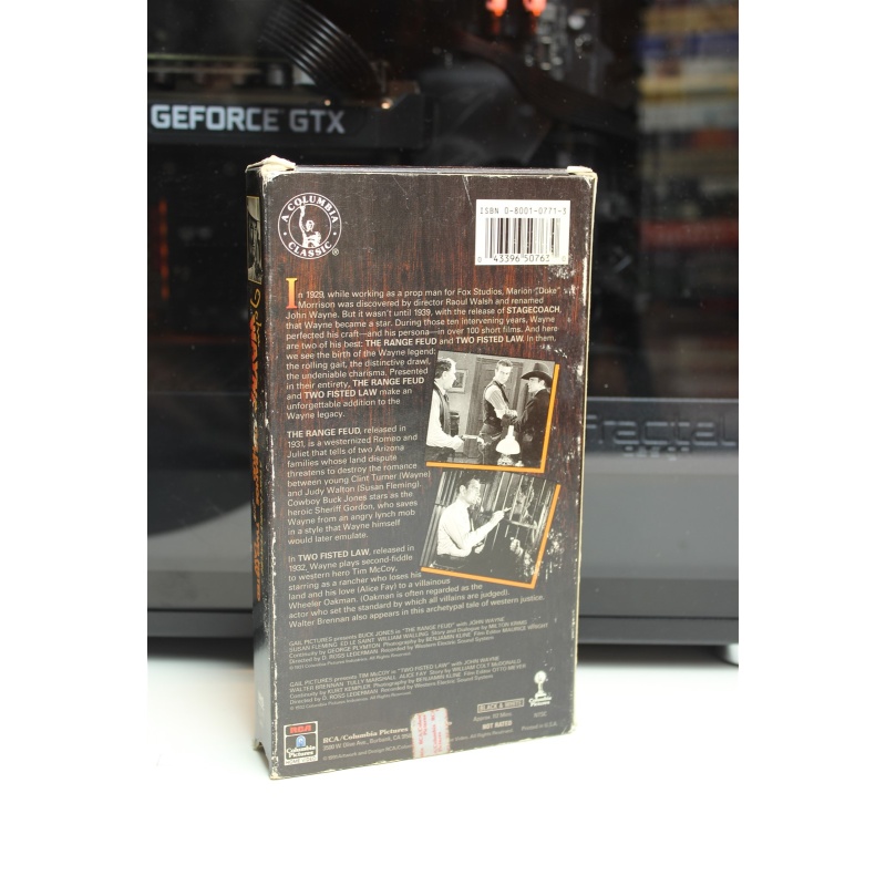 Two-Fisted Law VHS Western; Romance