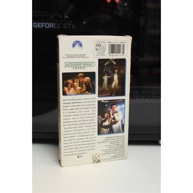 Saturday Night Fever VHS Drama; Music
