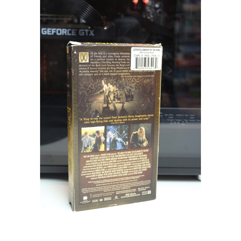 The Lord Of The Rings: The Fellowship Of The Ring VHS Drama; Ad
