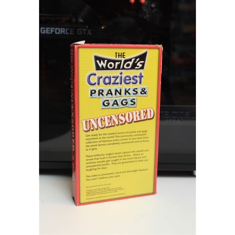 The Worlds Craziest Pranks & Gags Uncensored Vhs Video VHS