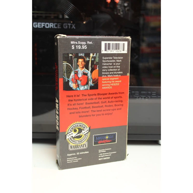 Sports Blooper Awards VHS