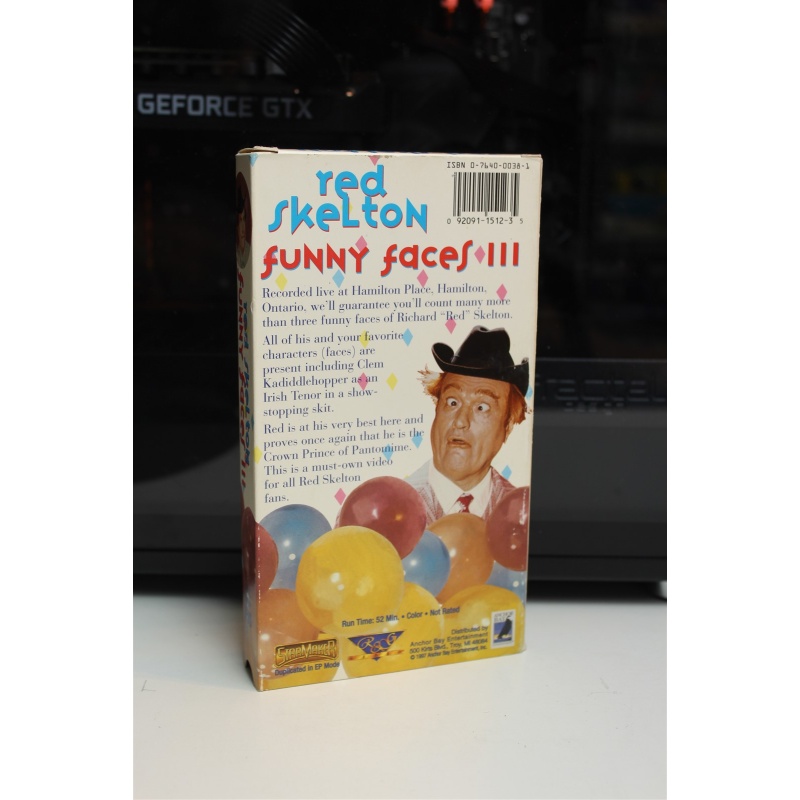 Red Skelton Funny Faces III VHS