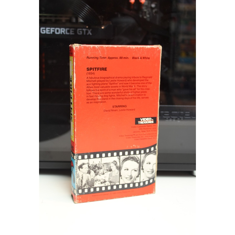 Spitfire, Video Treasures, David Niven, Leslie Howard, Vhs 1934