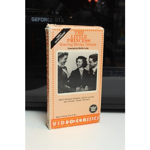 Vintage The Little Princess Vhs New Sealed Shirley Temple Video