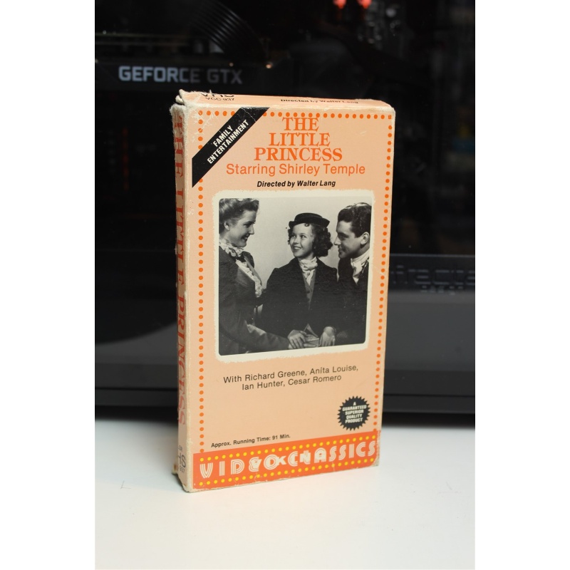 Vintage The Little Princess Vhs New Sealed Shirley Temple Video