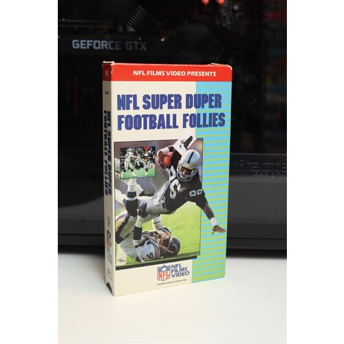 Nfl Super Duper Football Follies VHS Comedy; Sports
