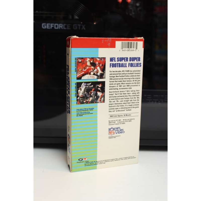 Nfl Super Duper Football Follies VHS Comedy; Sports