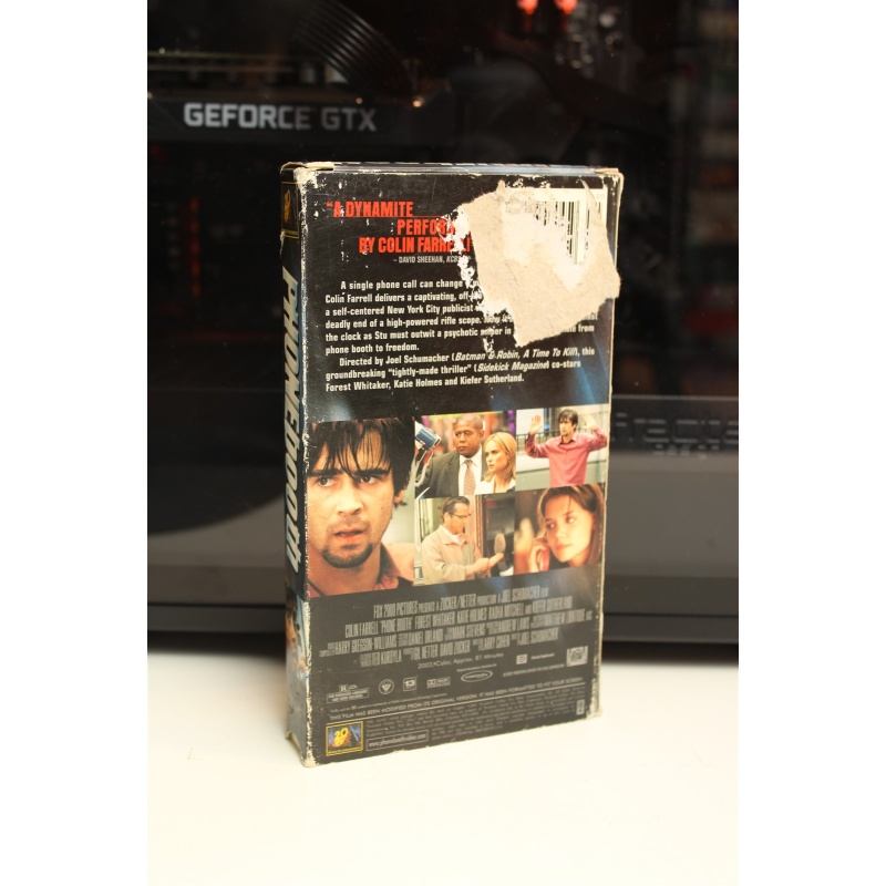 Phone Booth VHS Thriller; Crime